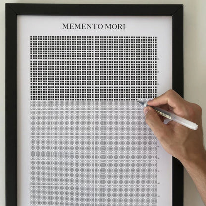 Memento Mori Yaşam Takvimi (Çerçeveli)