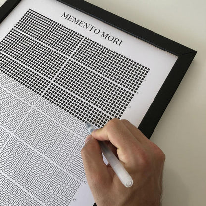 Memento Mori Yaşam Takvimi (Çerçeveli)